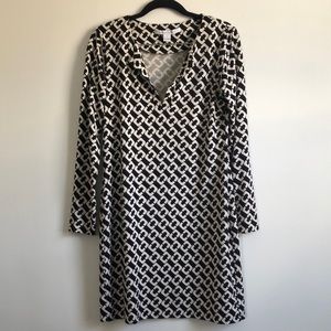 Diane von Furstenburg silk shift dress